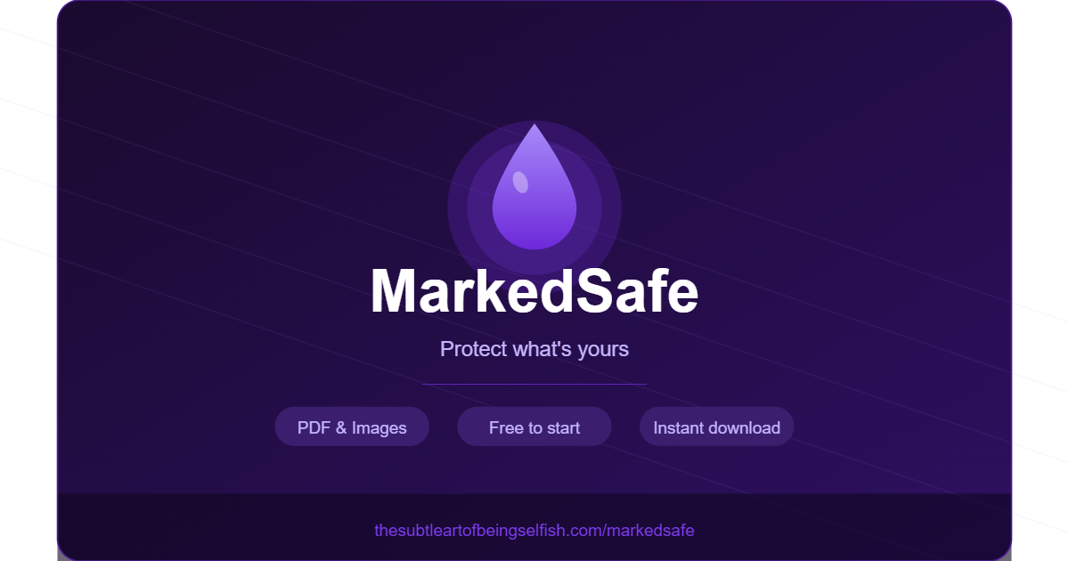 MarkedSafe — Watermark Your Files